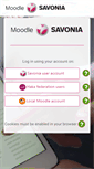 Mobile Screenshot of moodle.savonia.fi